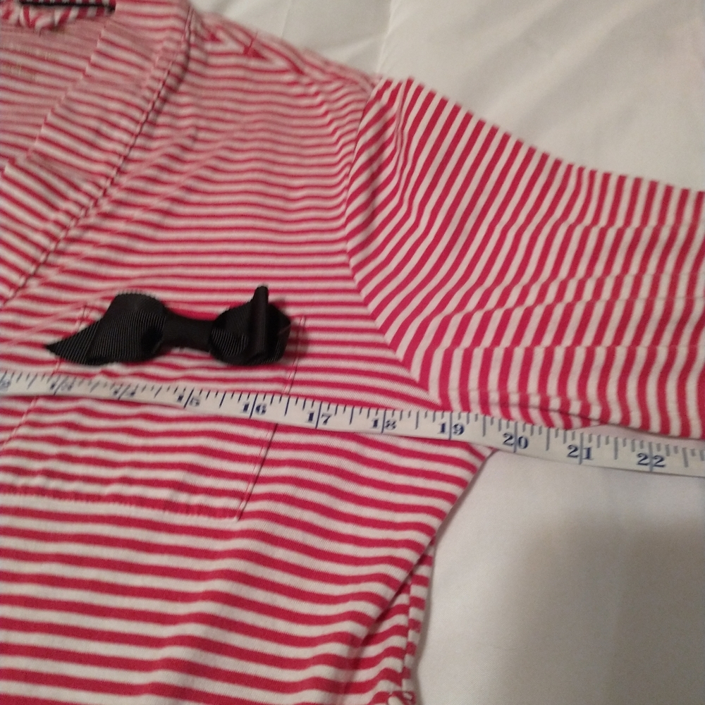 Kate Spade Striped Bow Robe M - Picture 7 of 8